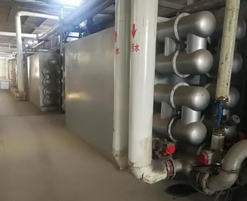Heat-recycling system in China capturing stenter exhaust and returning it to the process.