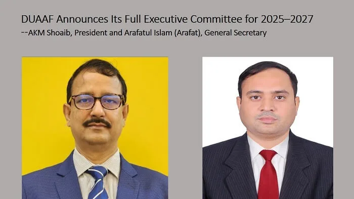 DUAAF Announces Its Full Executive Committee for 2025–2027