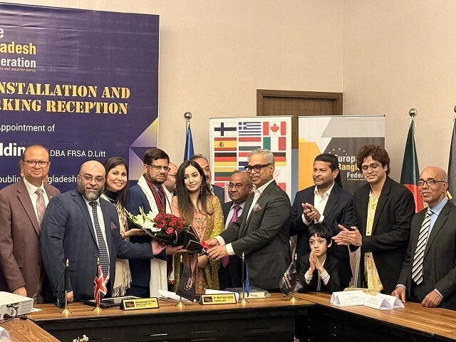 EBFCI honours Dr. Wali Tasar Uddin in Dhaka ceremony