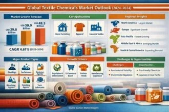 Global Textile Chemicals Market Outlook 2024–2034