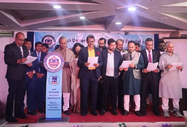 DU Alumni Apparel Foundation Holds Oath-Taking Ceremony for New Leadership