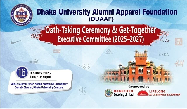 Bangladesh apparel leaders to gather as DU alumni body swears in new executive