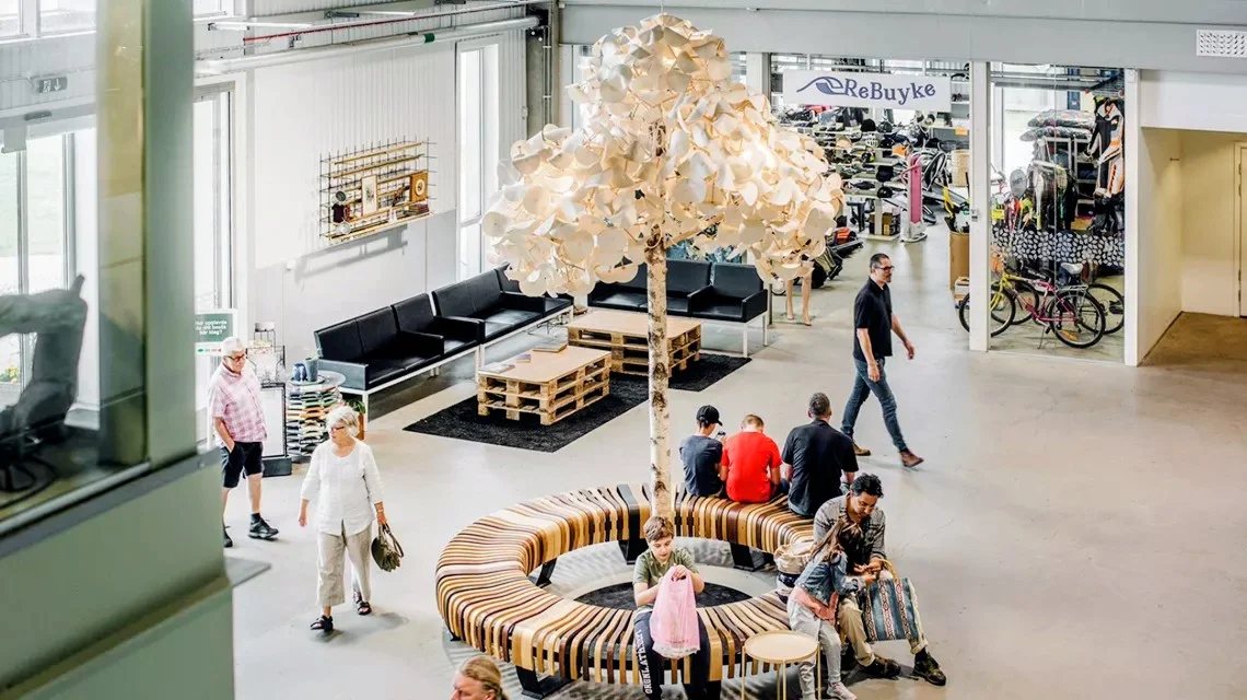 ReTuna Återbruksgalleria is the world’s first recycling mall