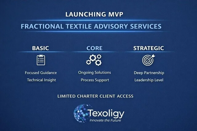 MVP Launch – Fractional Textile Advisor by Texoligy
