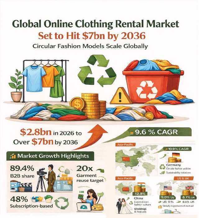 Online Clothing Rental Market Set to Hit $7bn
