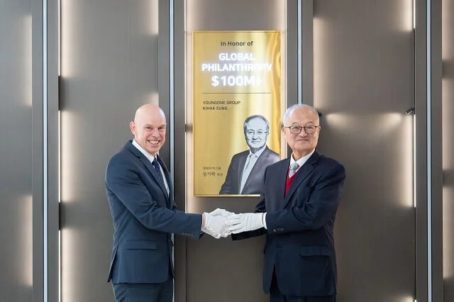 Youngone Tops $100M in World Vision Donations