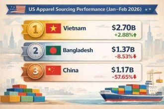 Bangladesh Secures Second Spot in US Apparel Sourcing