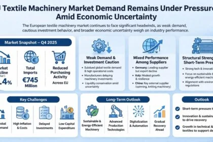 EU Textile Machinery Market Demand Remains Under Pressure Amid Economic Uncertainty