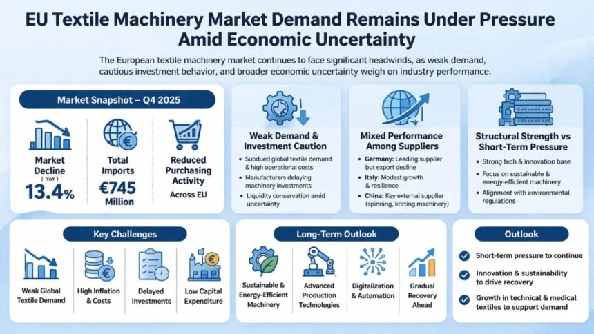 EU Textile Machinery Market Demand Remains Under Pressure Amid Economic Uncertainty