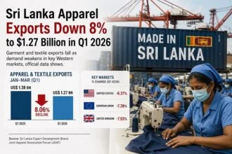 Sri Lanka Apparel Exports Slide in Q1 Amid Weak Western Demand