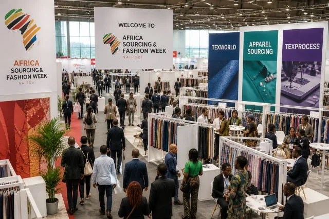 Messe Frankfurt Nairobi, Africa Sourcing and Fashion Week, Texworld Nairobi, Apparel Sourcing Africa, Texprocess Africa, East Africa textile industry, Kenya apparel exports, African textile sourcing hub, global textile fairs Africa, textile trade shows Nairobi, supply chain diversification Africa, sustainable textile Africa, garment manufacturing Kenya, fashion sourcing Africa, Texpertise Network