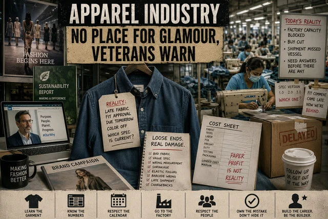 Apparel Industry No Place for Glamour, Veterans Warn