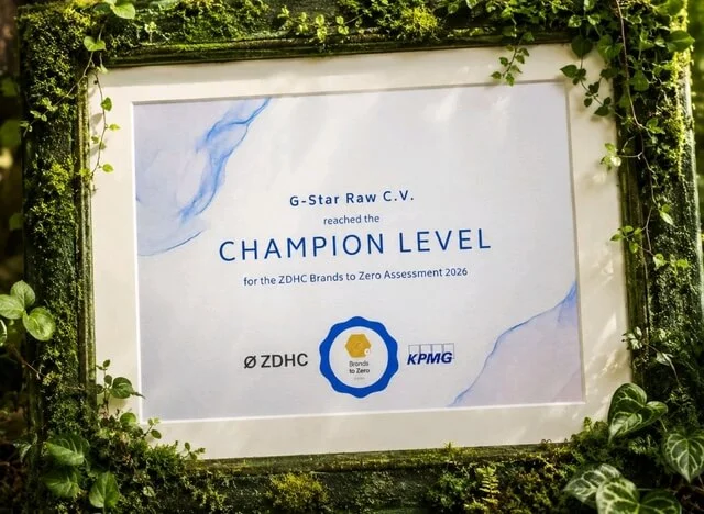 G-STAR named ZDHC Champion