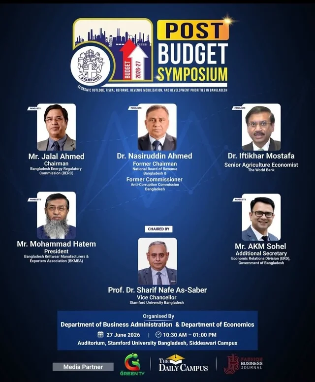 Bangladesh Budget Debate Takes Center Stage at Stamford Symposium