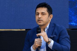 Sharif Jahir, Chairman of Ananta Group and Chairman of United Commercial Bank PLC spoke at Bangladesh Denim Expo.