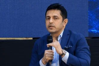 Sharif Jahir, Chairman of Ananta Group and Chairman of United Commercial Bank PLC spoke at Bangladesh Denim Expo.