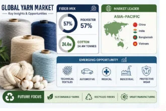 Rising Fiber Production Drives Global Textile Yarn Market